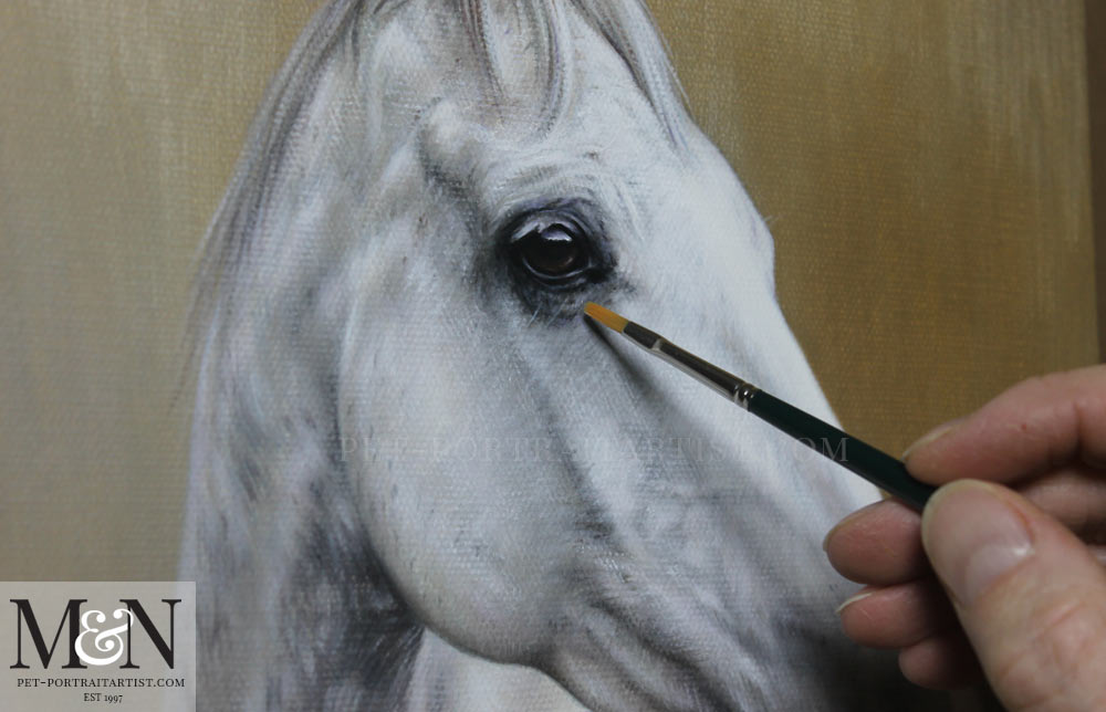 Horse Oil Painting of Artu