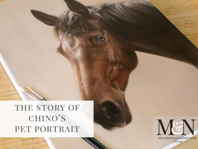 Horse Oil Painting of Chino