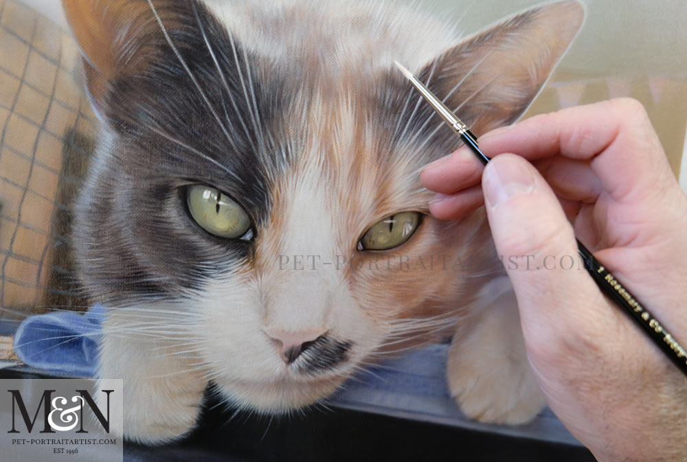 Cat Oil Portrait