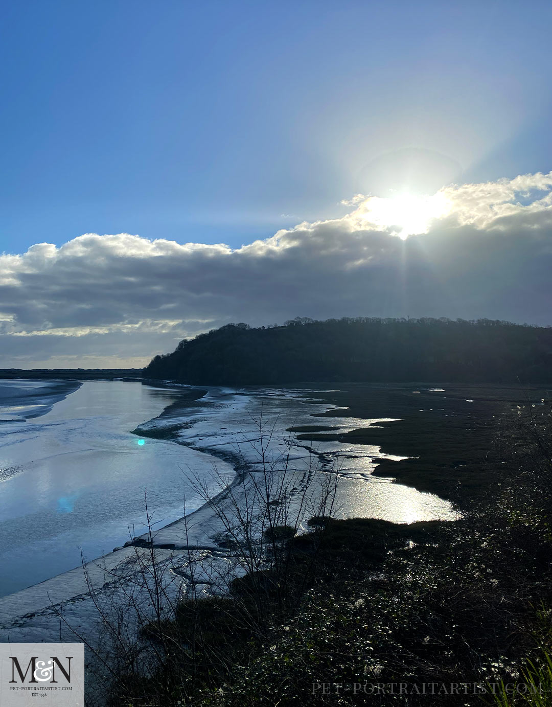 Laugharne in the winter