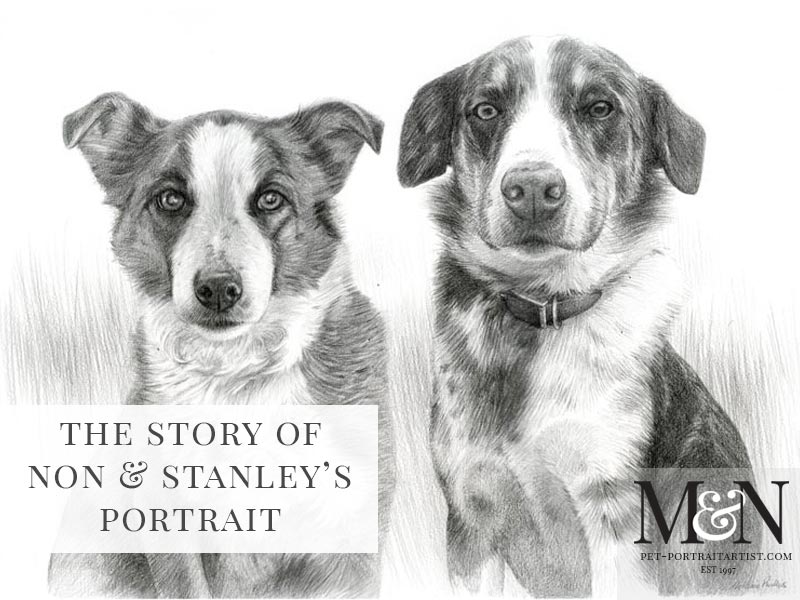 Pencil Portrait of Non and Stanley