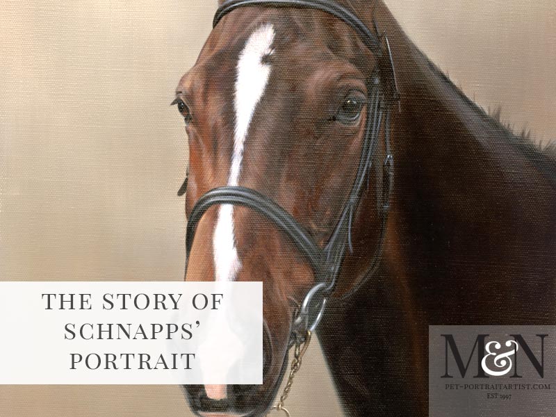Horse Oil Portrait of Schnapps
