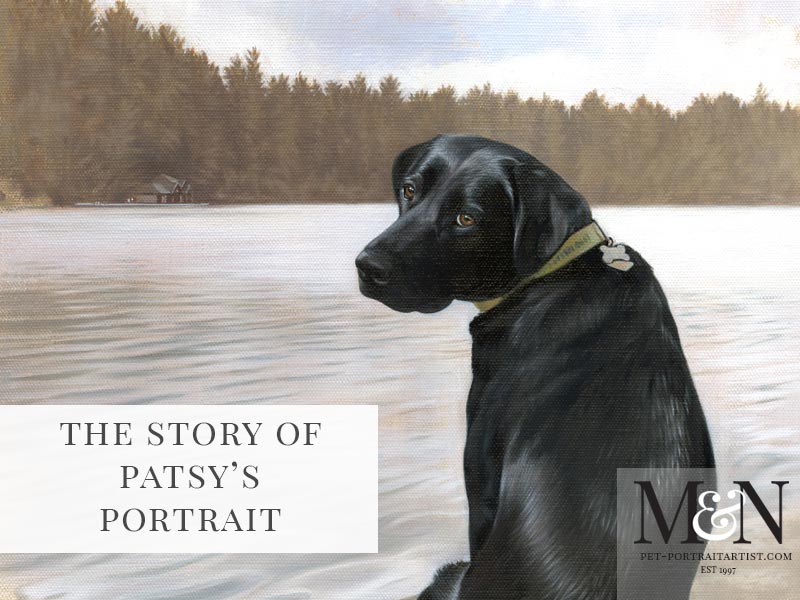 Labrador Dog Portrait of Patsy