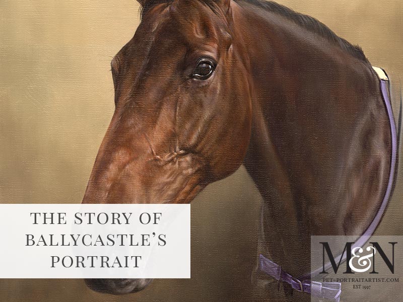 Horse Oil Painting of Ballycastle King
