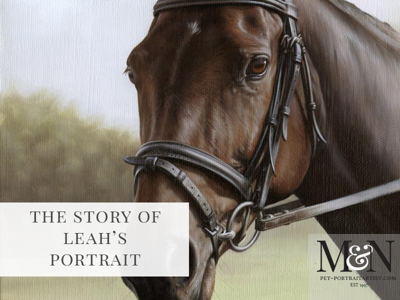 Horse Oil Portrait of Leah