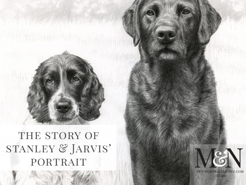 Pet Portrait of Stanley and Jarvis