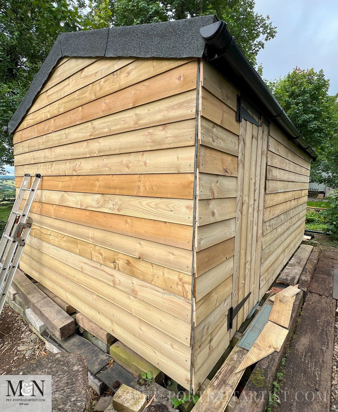 The tool shed finished