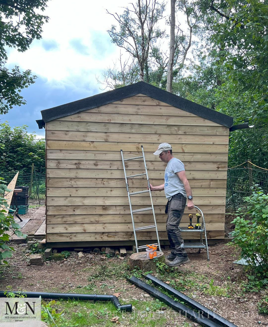 Nicholas and the tool shed