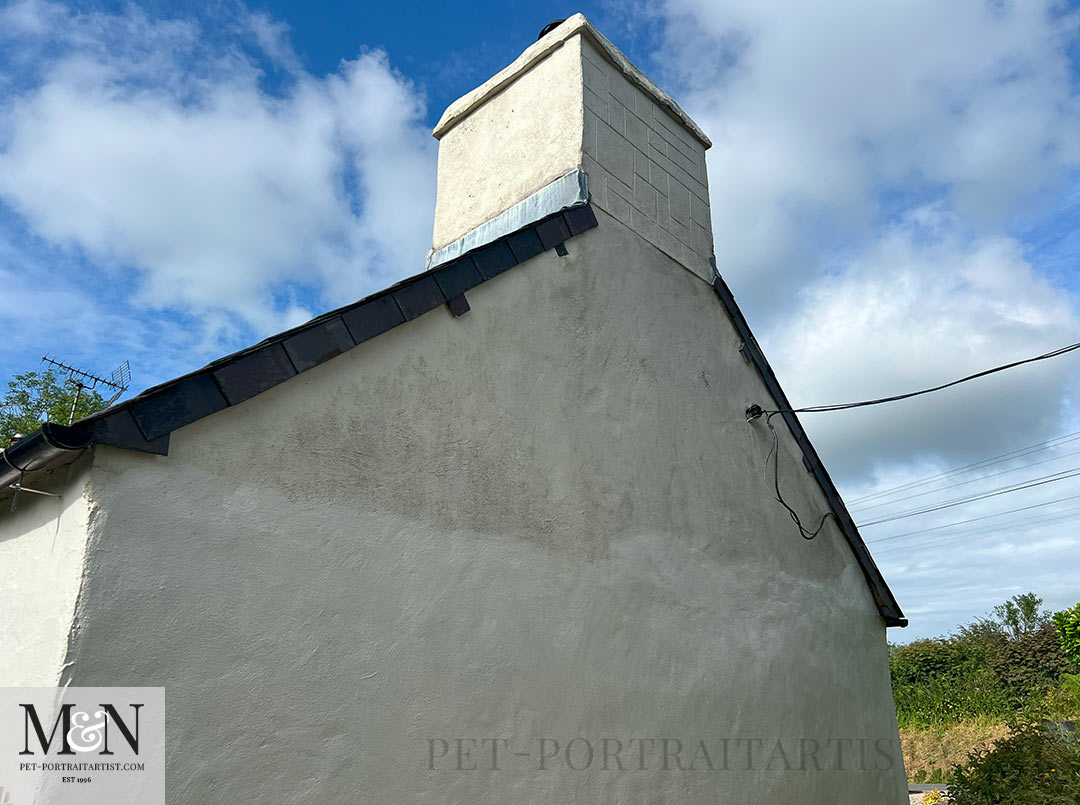 Painting the cottage