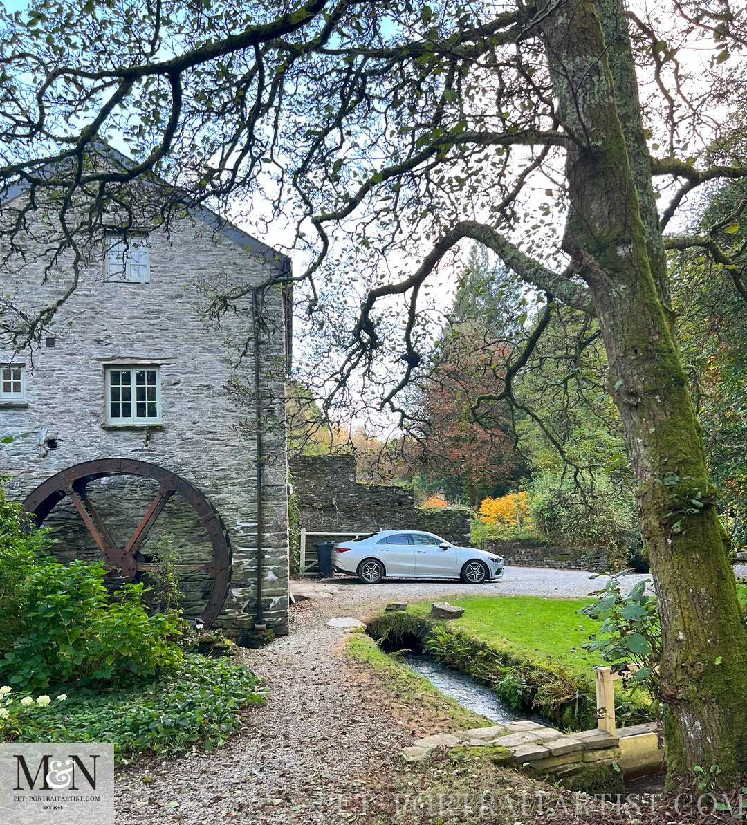 The old Mill that we stayed in, in Cornwall