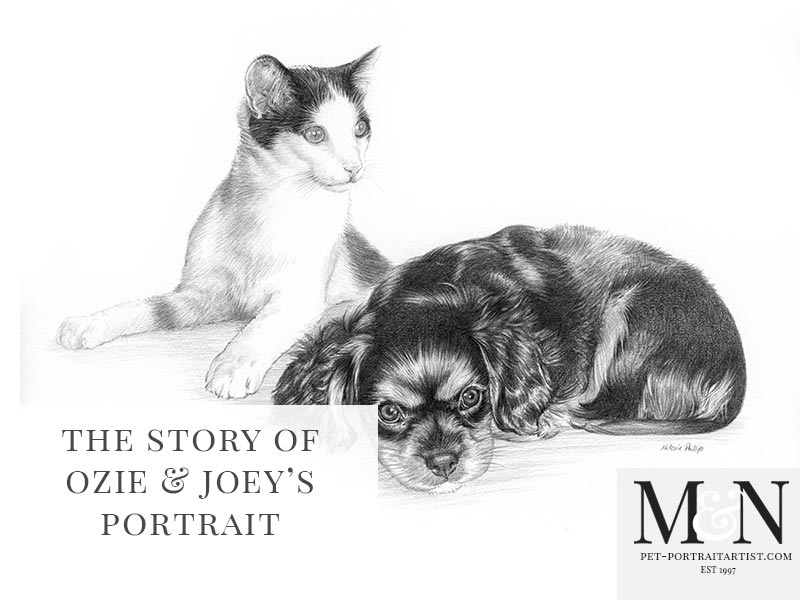 Ozie and Joey’s Pencil Portrait