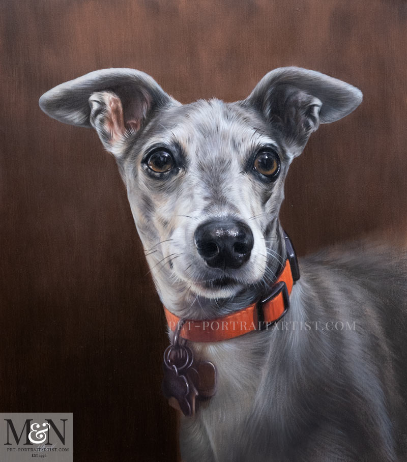 Dog Oil Portrait - Final Photo