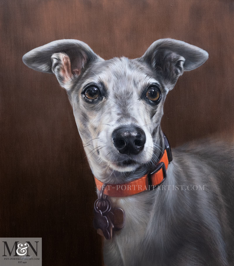 Dog Oil Portrait