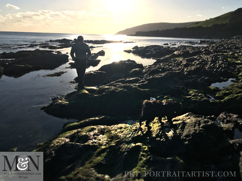 Melanie's February News Sunset in Looe, Cornwall 