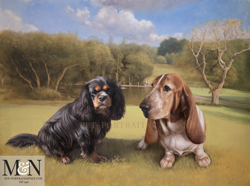 Large Scale Oil Pet Portraits