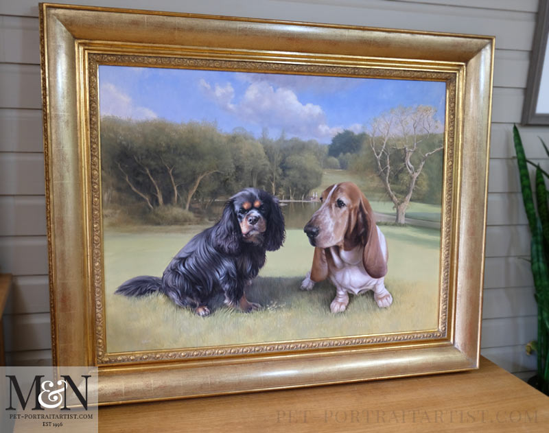 Large Scale Oil Pet Portraits