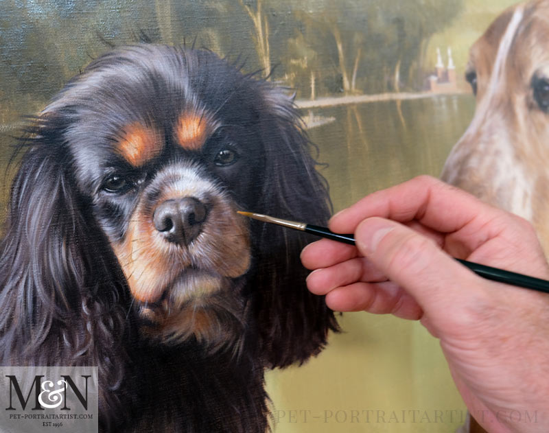 Large Scale Oil Pet Portraits