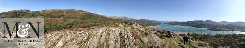 Panoramic views on the Victorian Panorama Walk