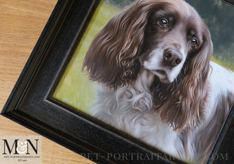 Spaniel Pet Portraits Frame