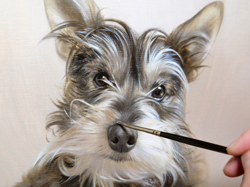 Oil Pet Portraits by Nicholas Beall