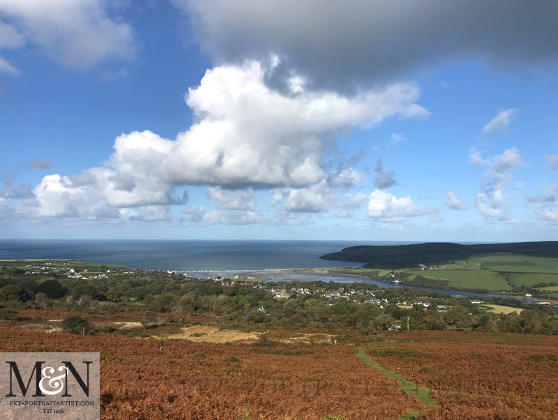 Amazing views looking towards Newport Pembs