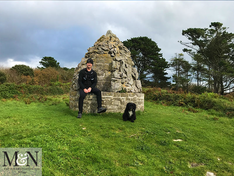 Nick and Lily on the Folly