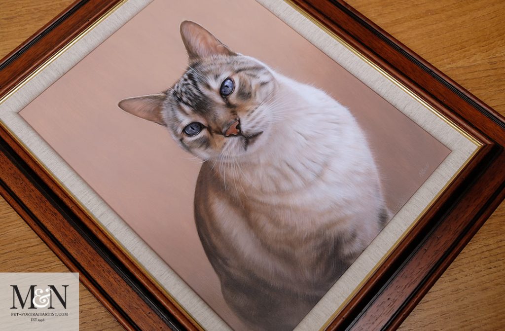Cat Portrait Framed