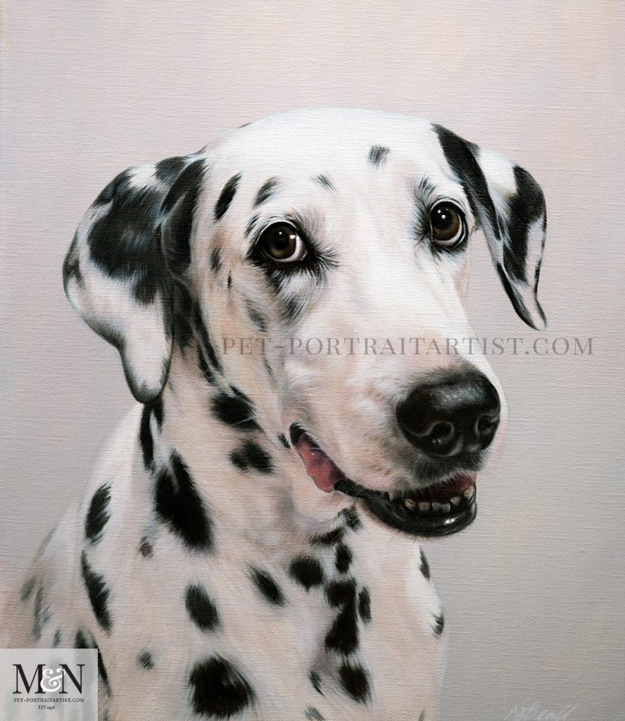 Oil painting of Saffy