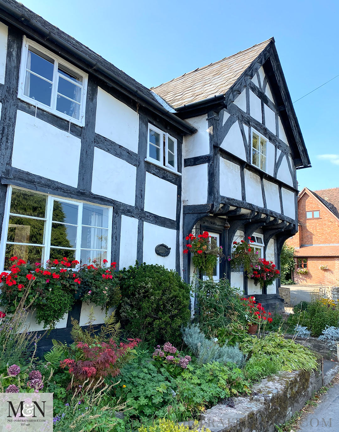 Weobley - Close up on the hall house