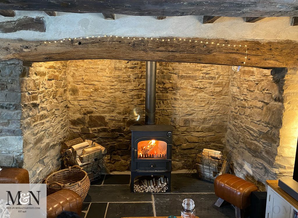 Melanie’s December Monthly News - Our Inglenook Fireplace