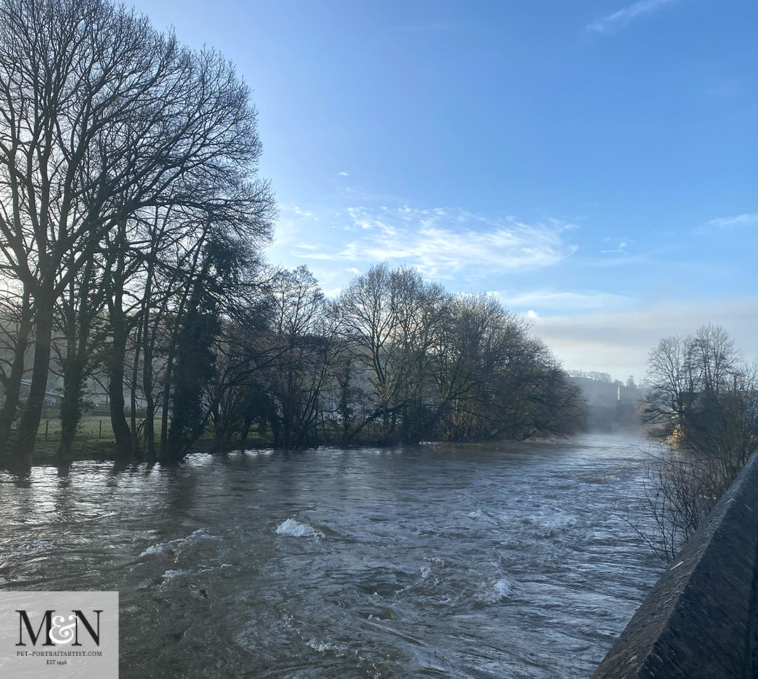 Running by the river...