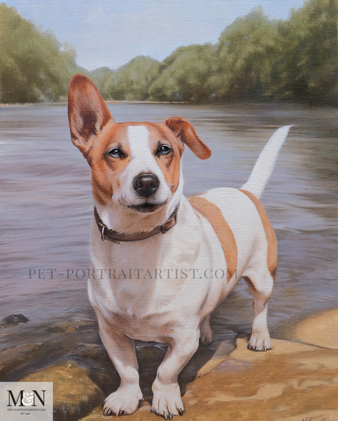 Oil Painting of Toby