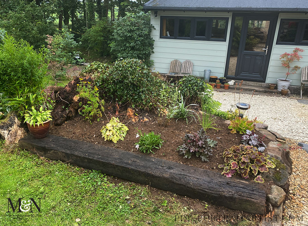 tidy garden all planted