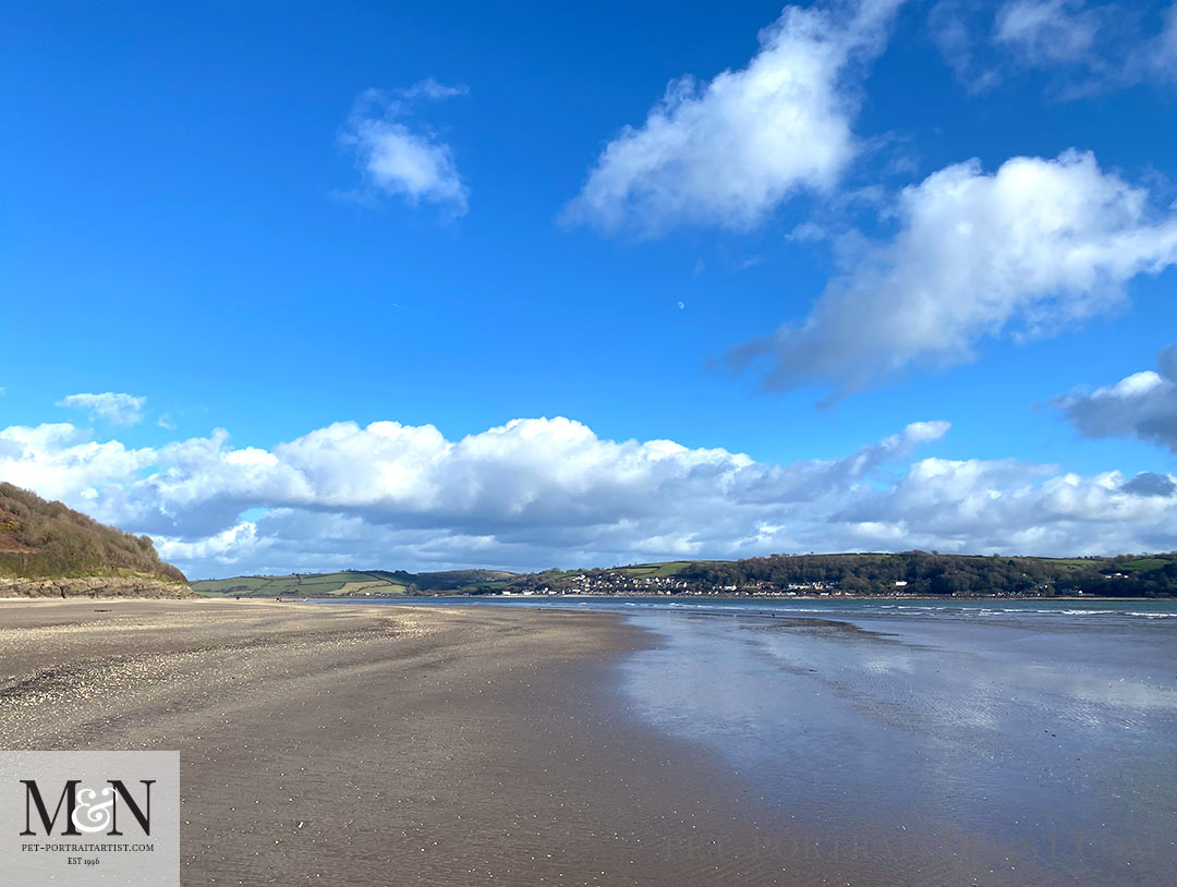 Llansteffan Walk on Melanie's February Monthly News