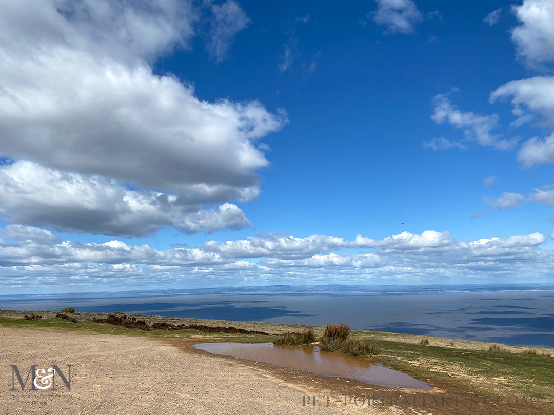 Porlock Hill with amazing views