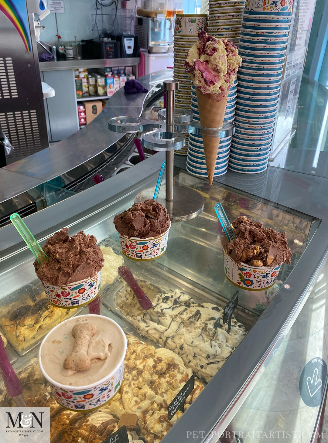 Ice cream shop in New Quay