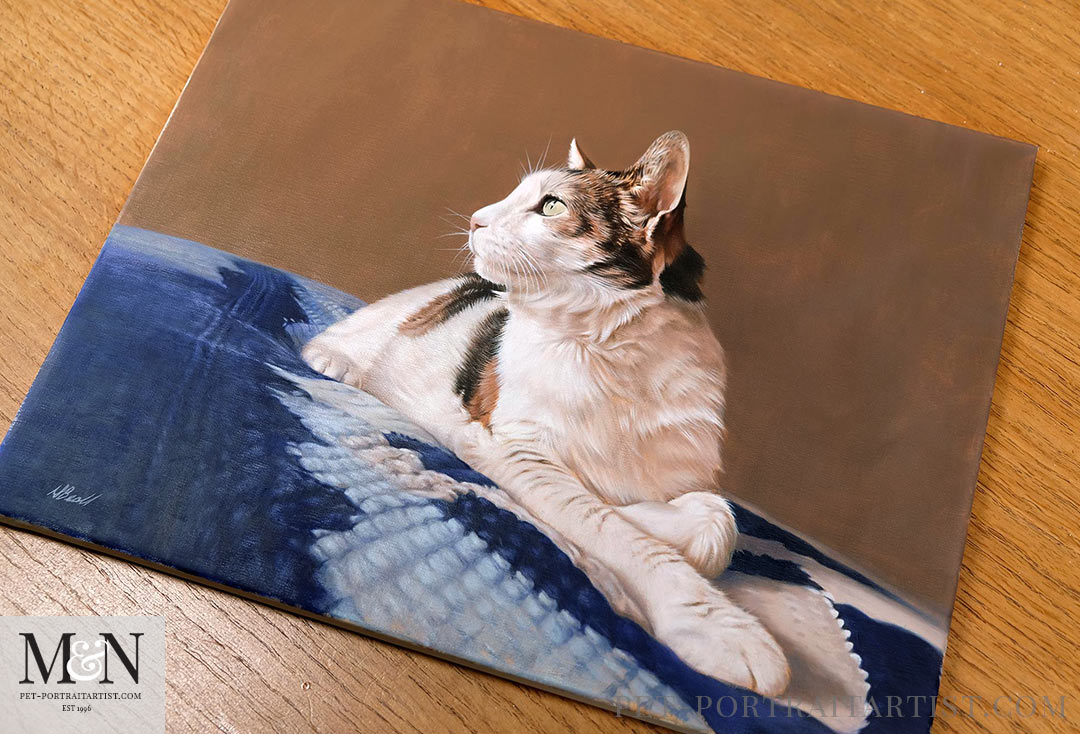 Cat Oil Portrait