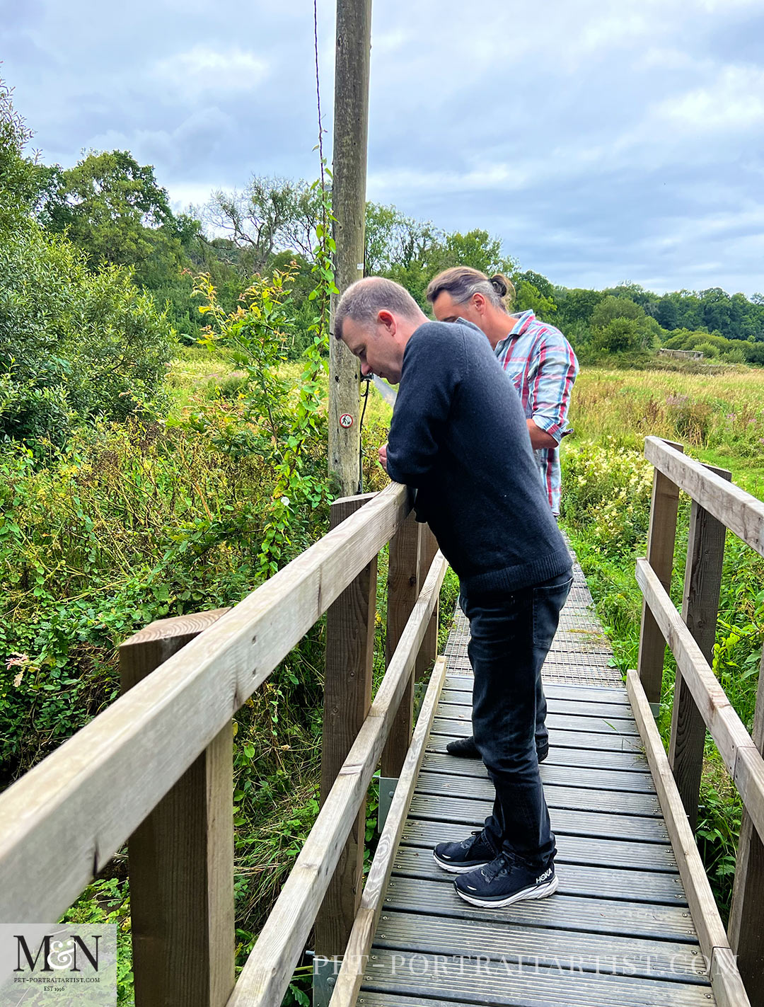 Nicholas and Steve at Cilgerran