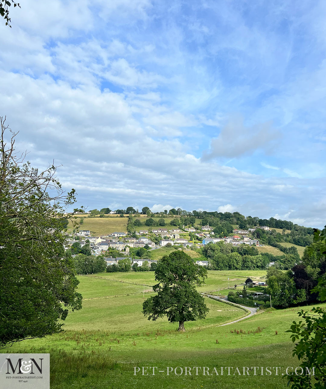 View towards Llandysul - Melanie's Monthly News in July