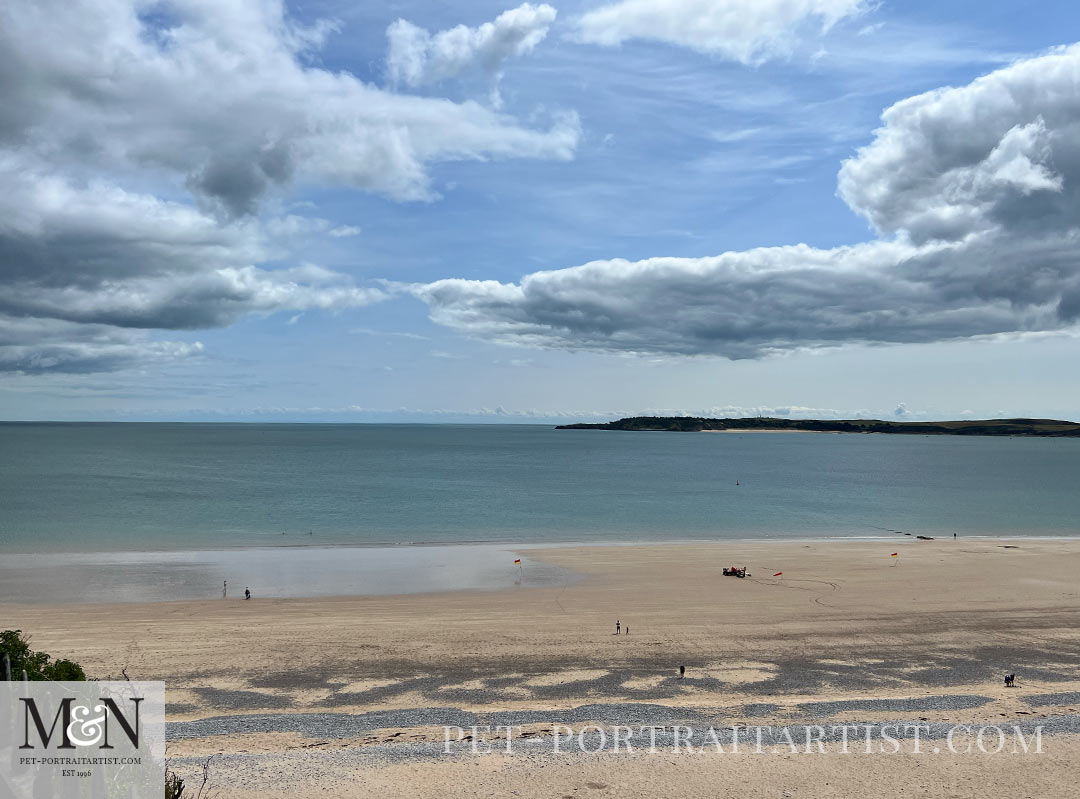 Tenby Beach in July