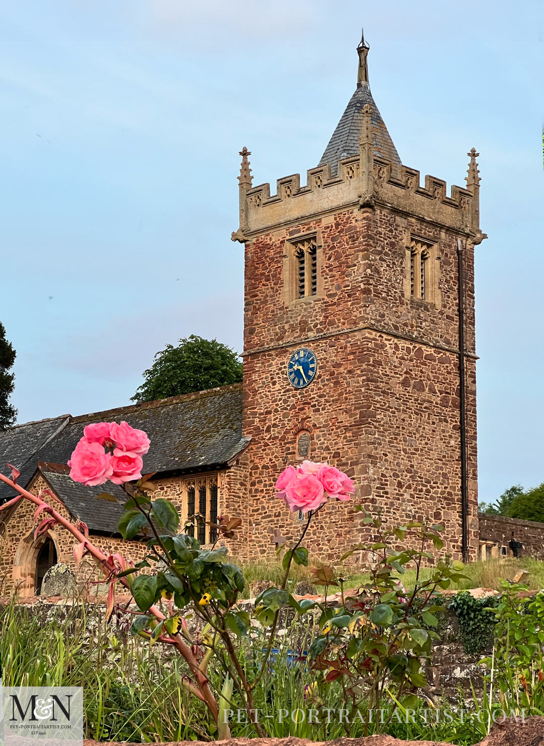 Old Church next to our holiday cottage. 