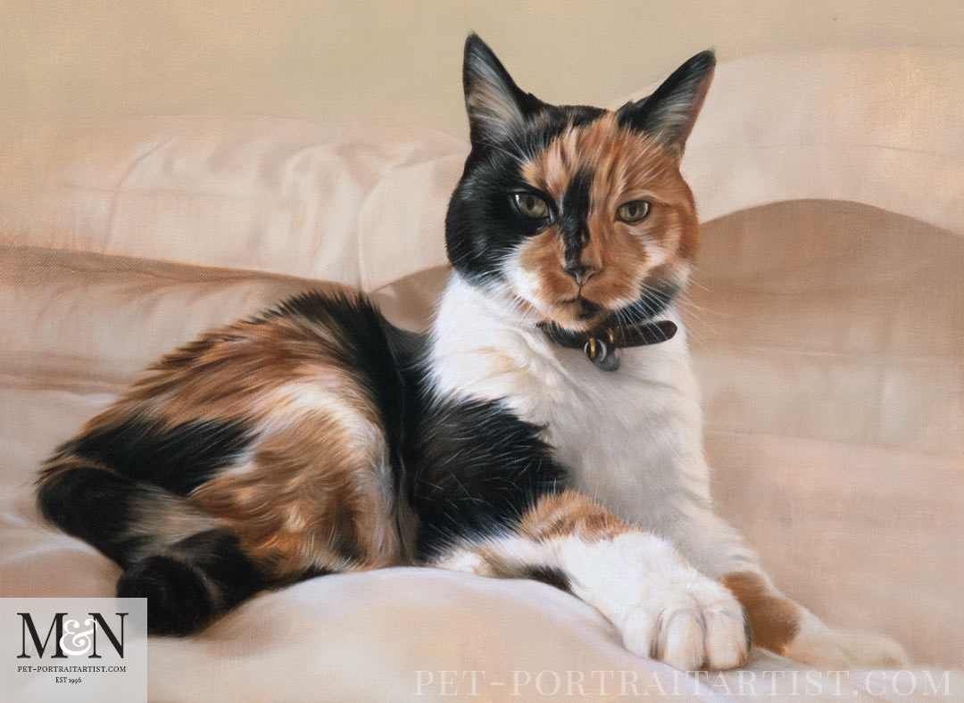 Cat Pet Portraits In Oil