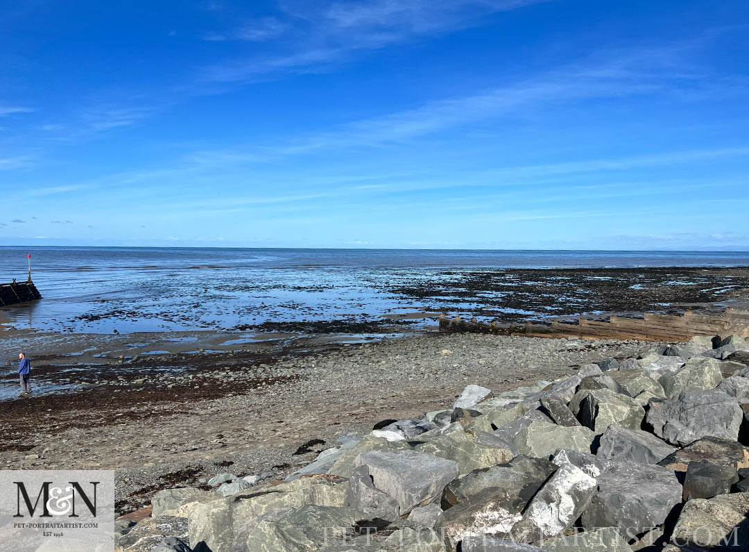 Looking to North Wales from Aberaeron