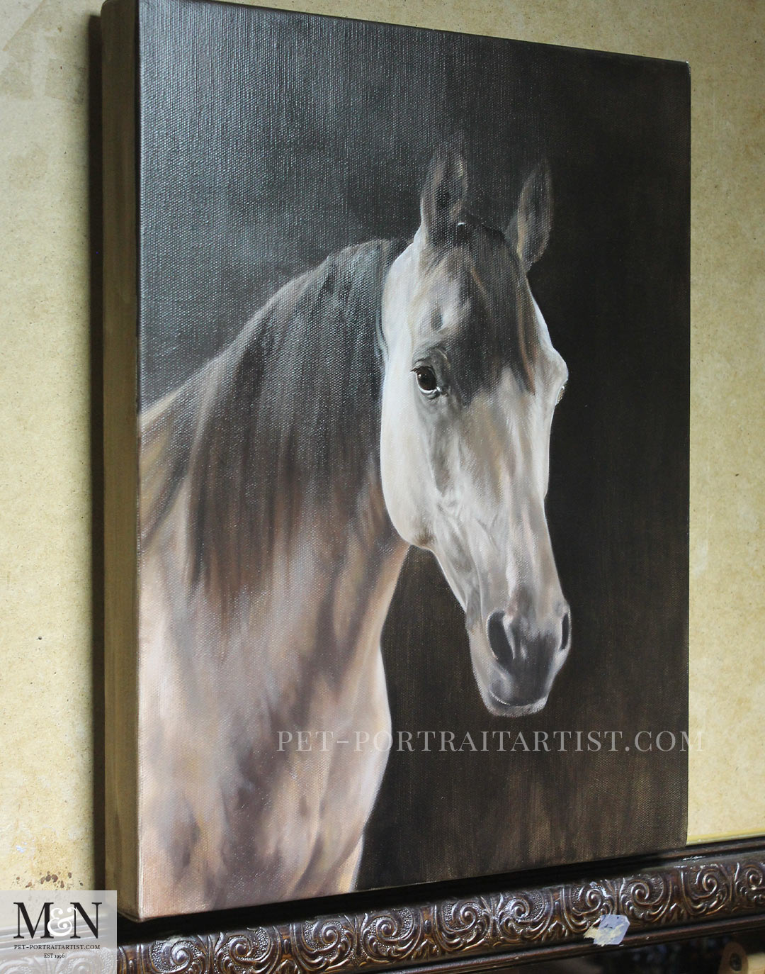 Horse Oil Painting in Progress