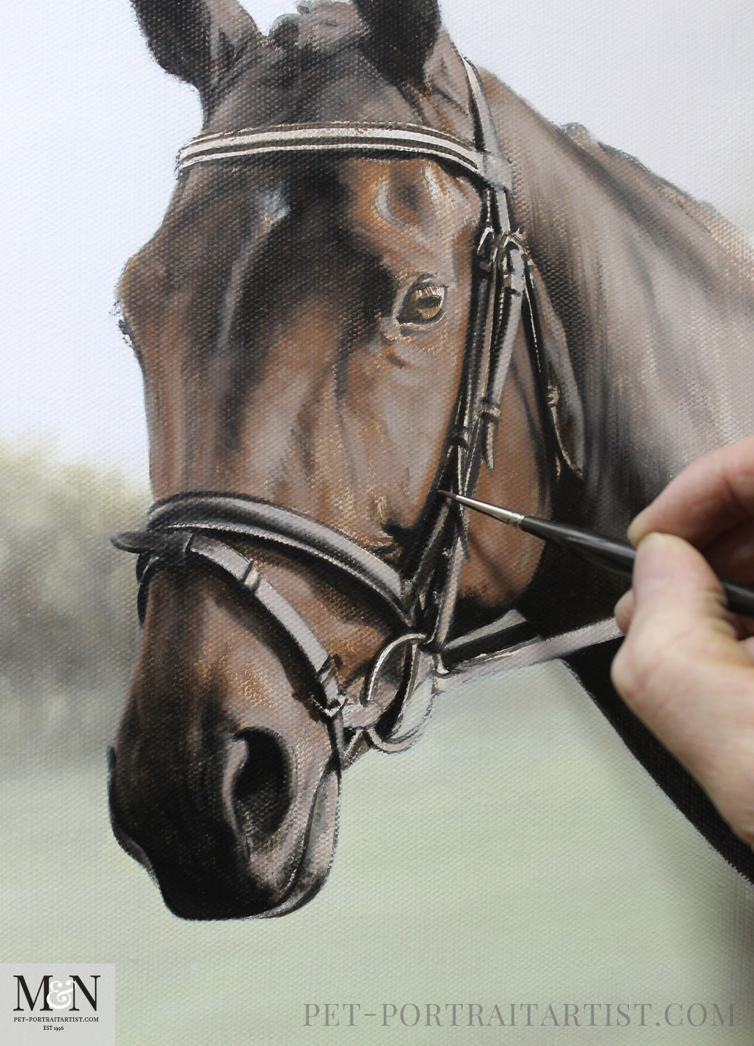 Horse Oil Portrait of Leah