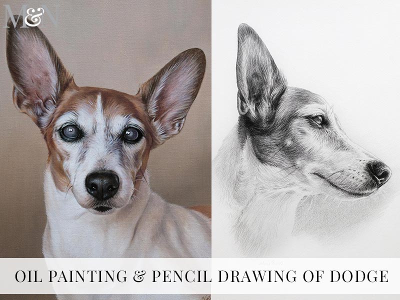Oil Painting and Pencil Drawing of Dodge