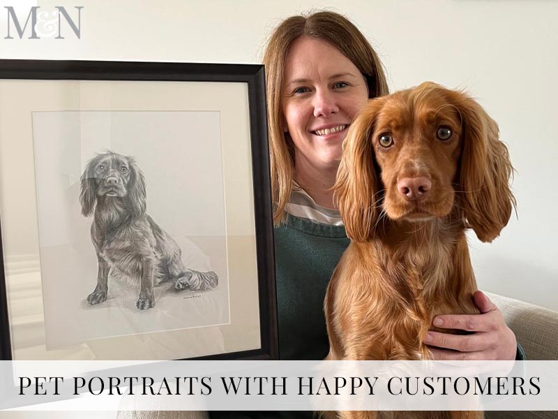 Pet Portraits With Happy Customers
