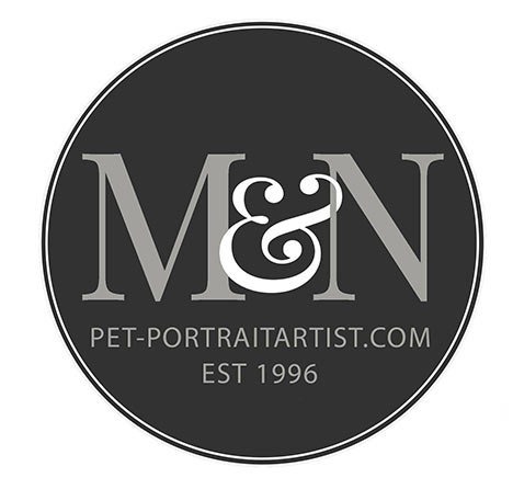 Melanie and Nicholas Pet Portraits Logo