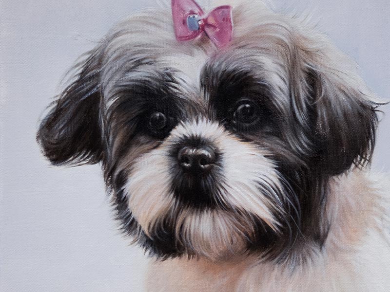 Molly’s Portrait – Oil Painting Gift for Christmas