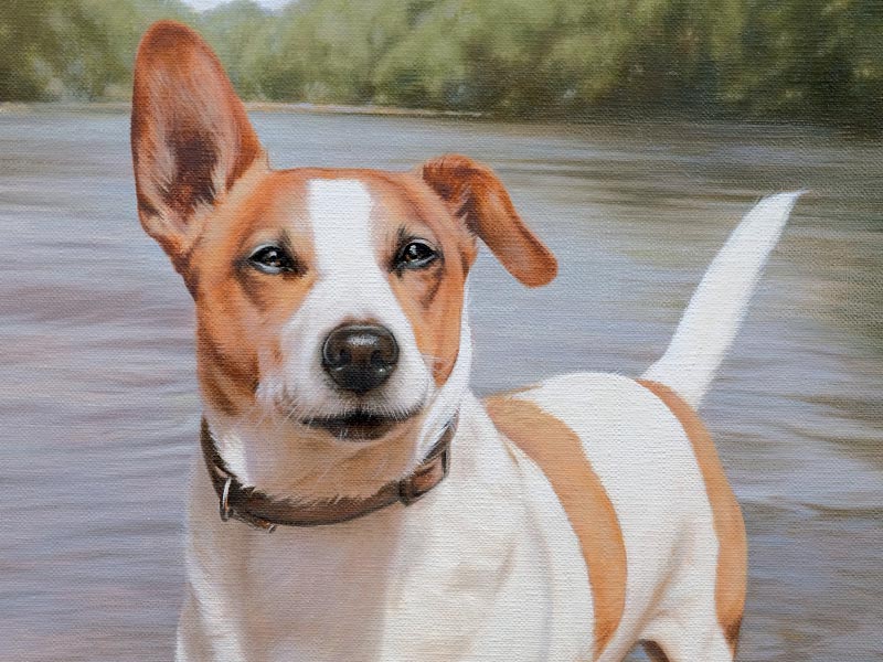 Oil Painting of Toby